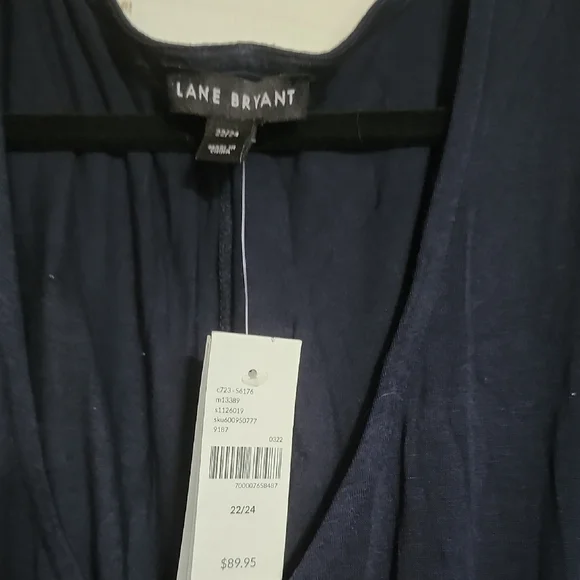 Lane Bryant Navy Blue Tie-Dye Maxi Dress NWT - Picture 2 of 6